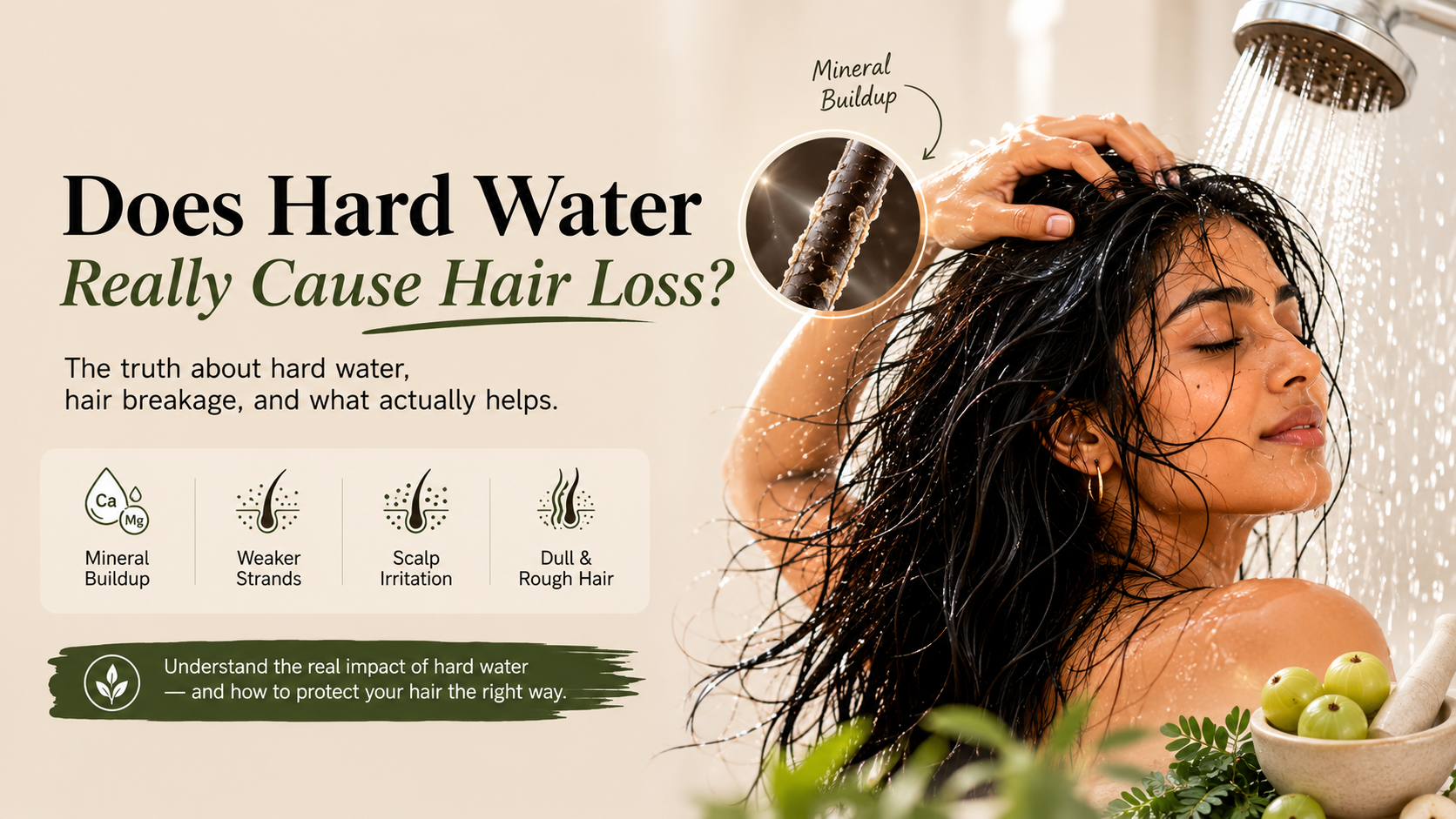 Does Hard Water Cause Hair Loss? Signs, Causes & Fixes | Evren