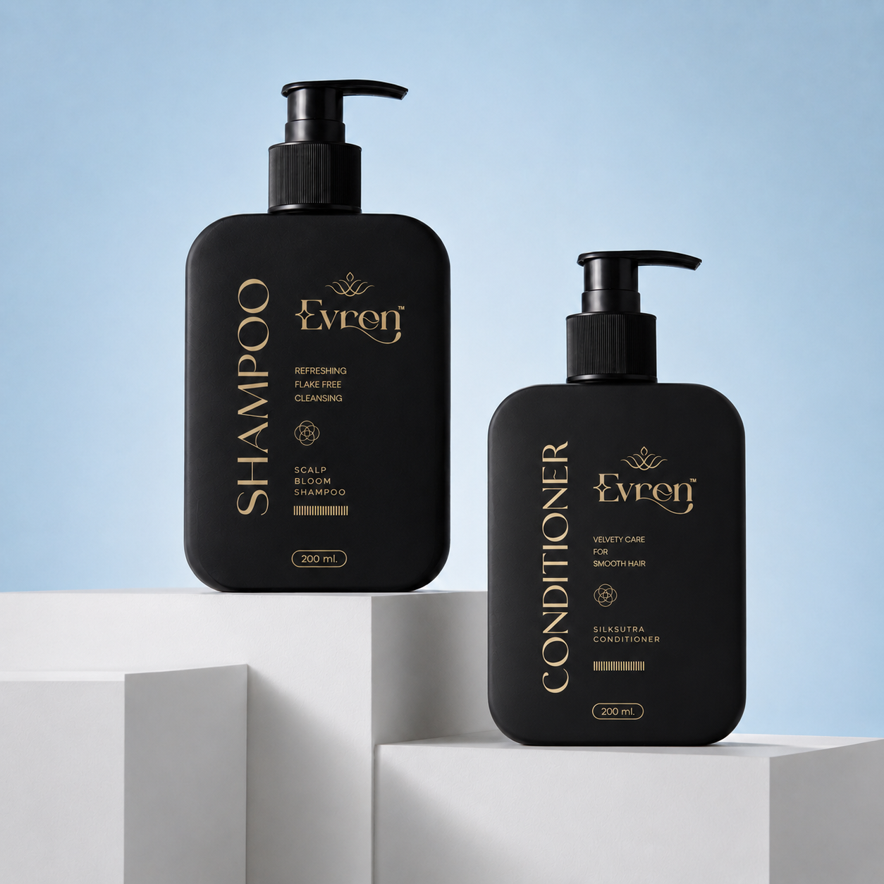 Evren Anti-Dandruff Shampoo and Conditioner Combo pack for dandruff control