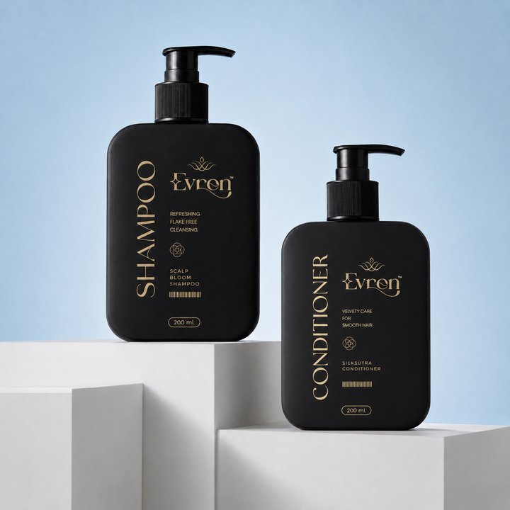 Evren Anti-Dandruff Shampoo and Conditioner Combo pack for dandruff control