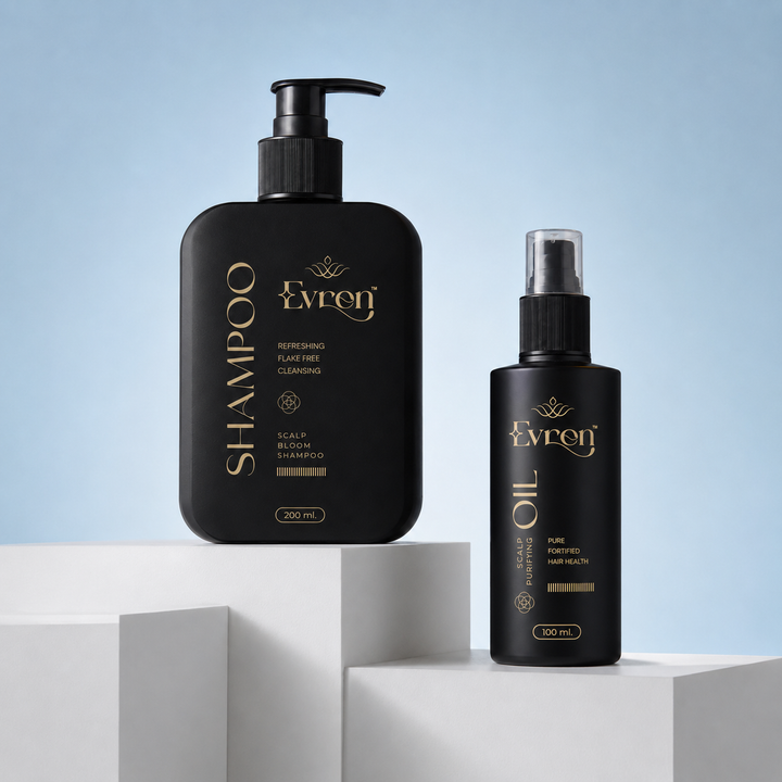 Evren Anti-Dandruff Shampoo and Oil Combo pack — dandruff control duo