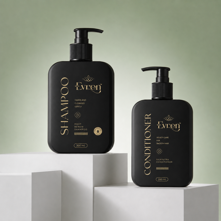 Evren Anti-Hairfall Shampoo and Conditioner Combo pack for hair fall control