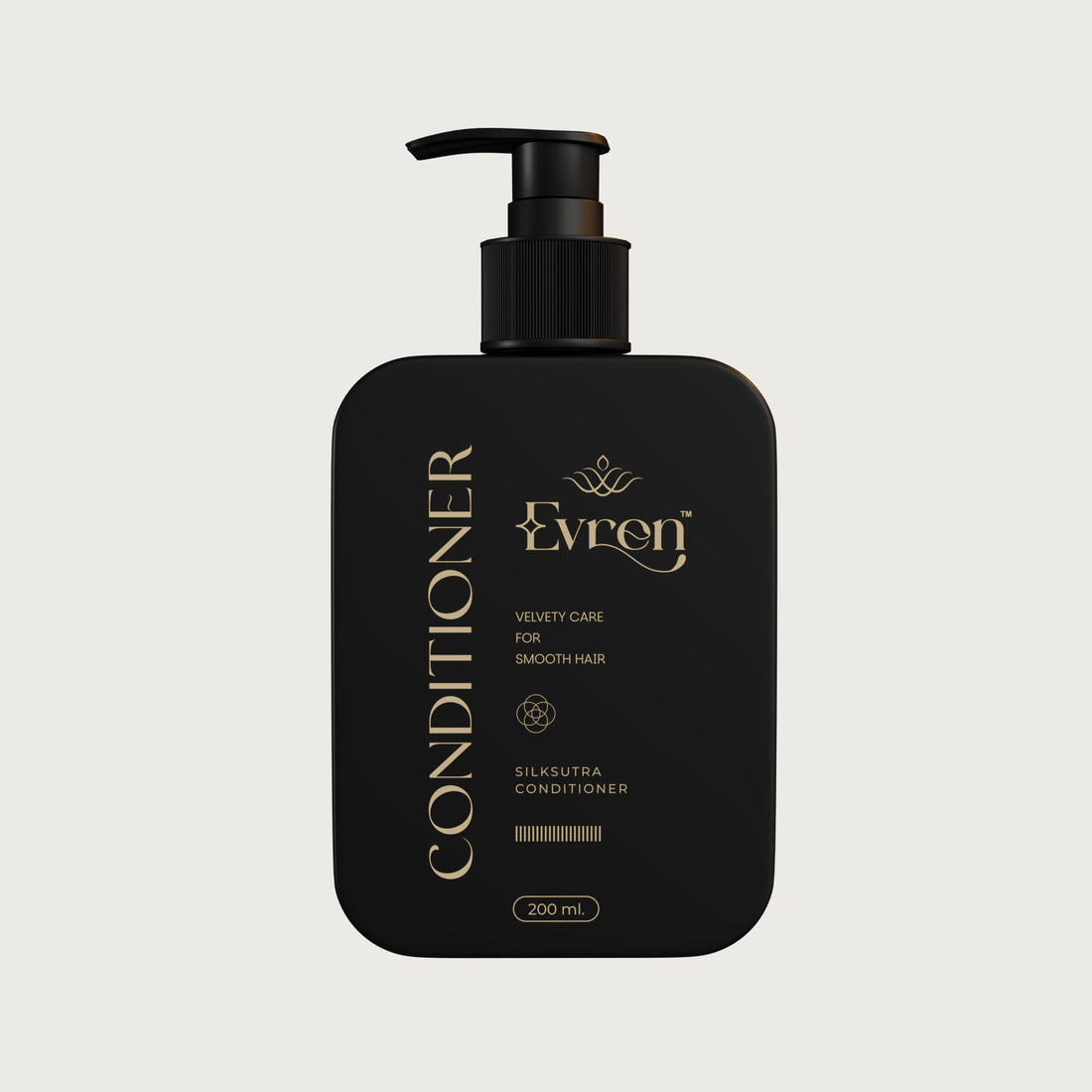 Evren Dual Action Conditioner bottle, 200ml — sulphate-free, scalp-safe conditioner for Indian hair